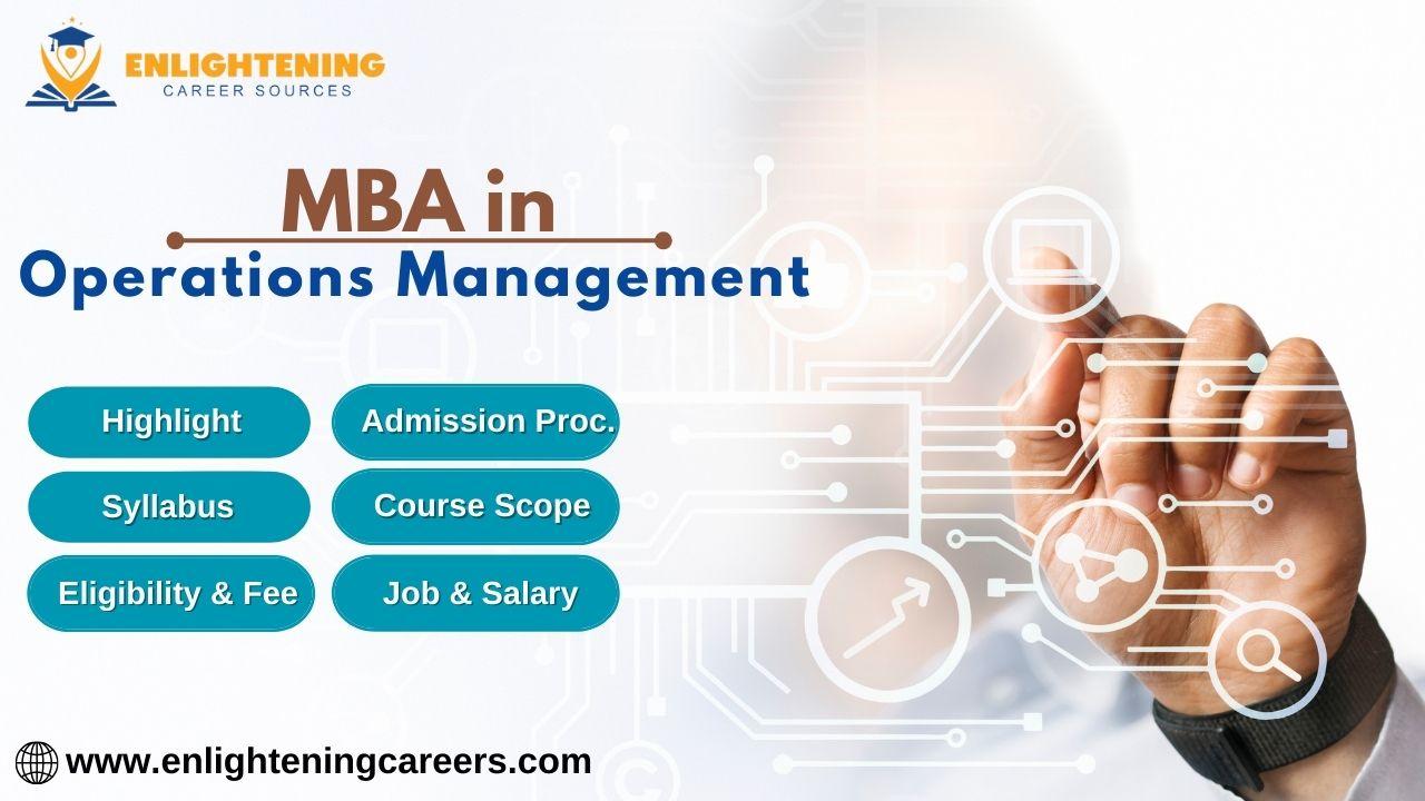 mba in operation management
