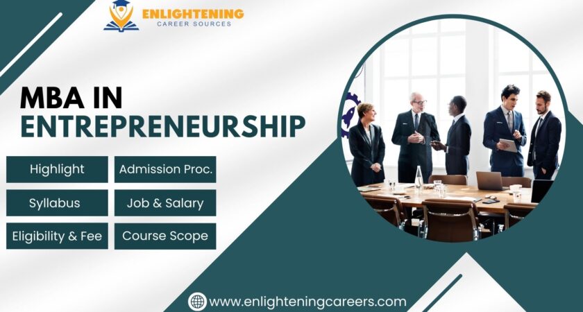 MBA in Entrepreneurship: Admission Syllabus Fees Salary & Other Details